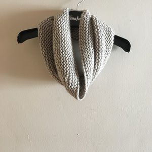 Lafayette 148 knitted osprey melange cowl scarf
